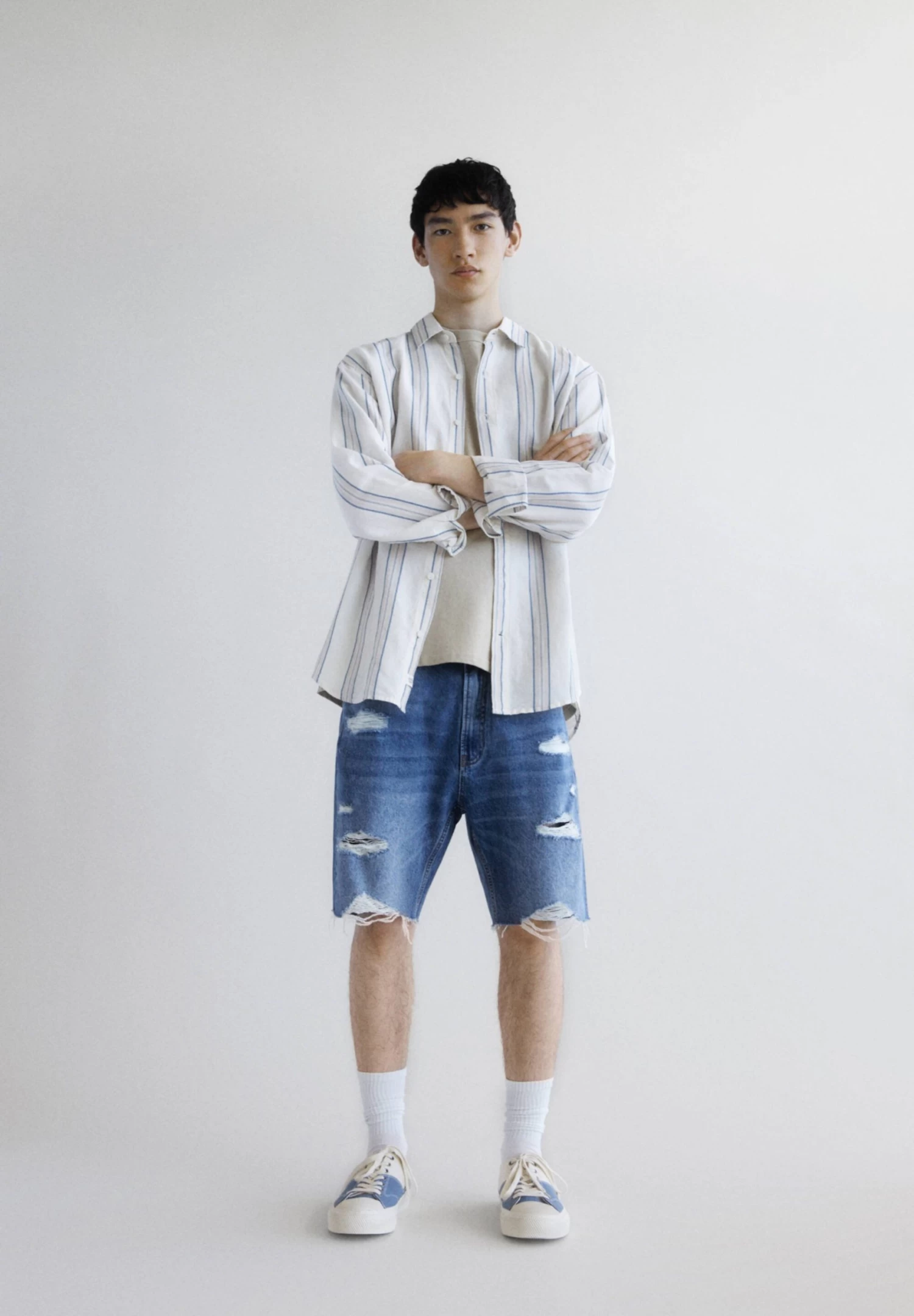 PULL & BEAR Bermuda - Jeansshort - Blue Denim 6 PULL & BEAR Bermuda - Jeansshort - Blue Denim - Afbeelding 6