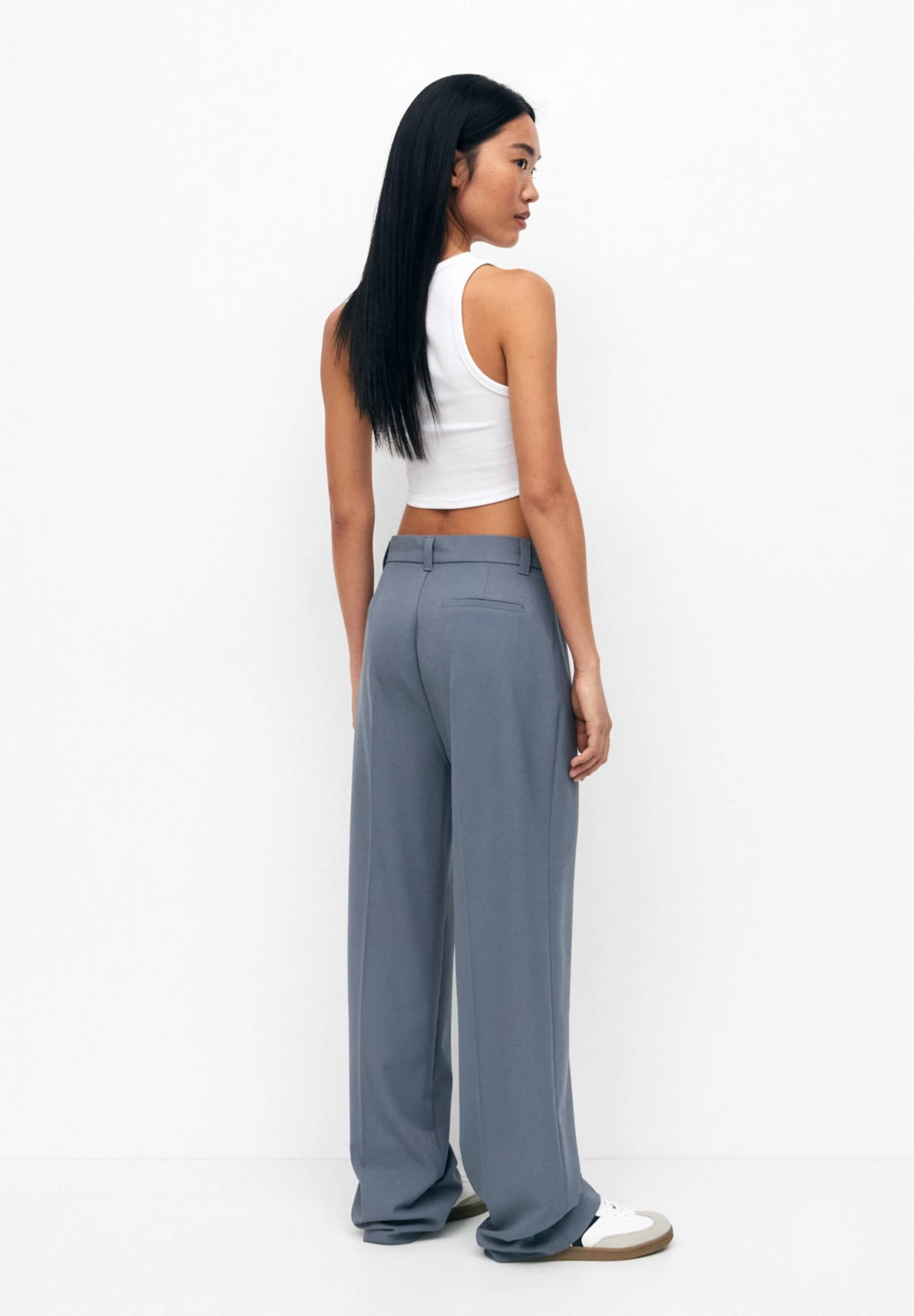 PULL & BEAR Formal- Broek - Blue Grey 3 PULL & BEAR Formal- Broek - Blue Grey - Afbeelding 3