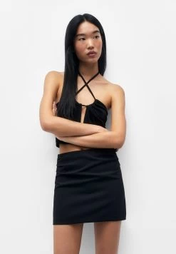 PULL & BEAR Minirok - Black