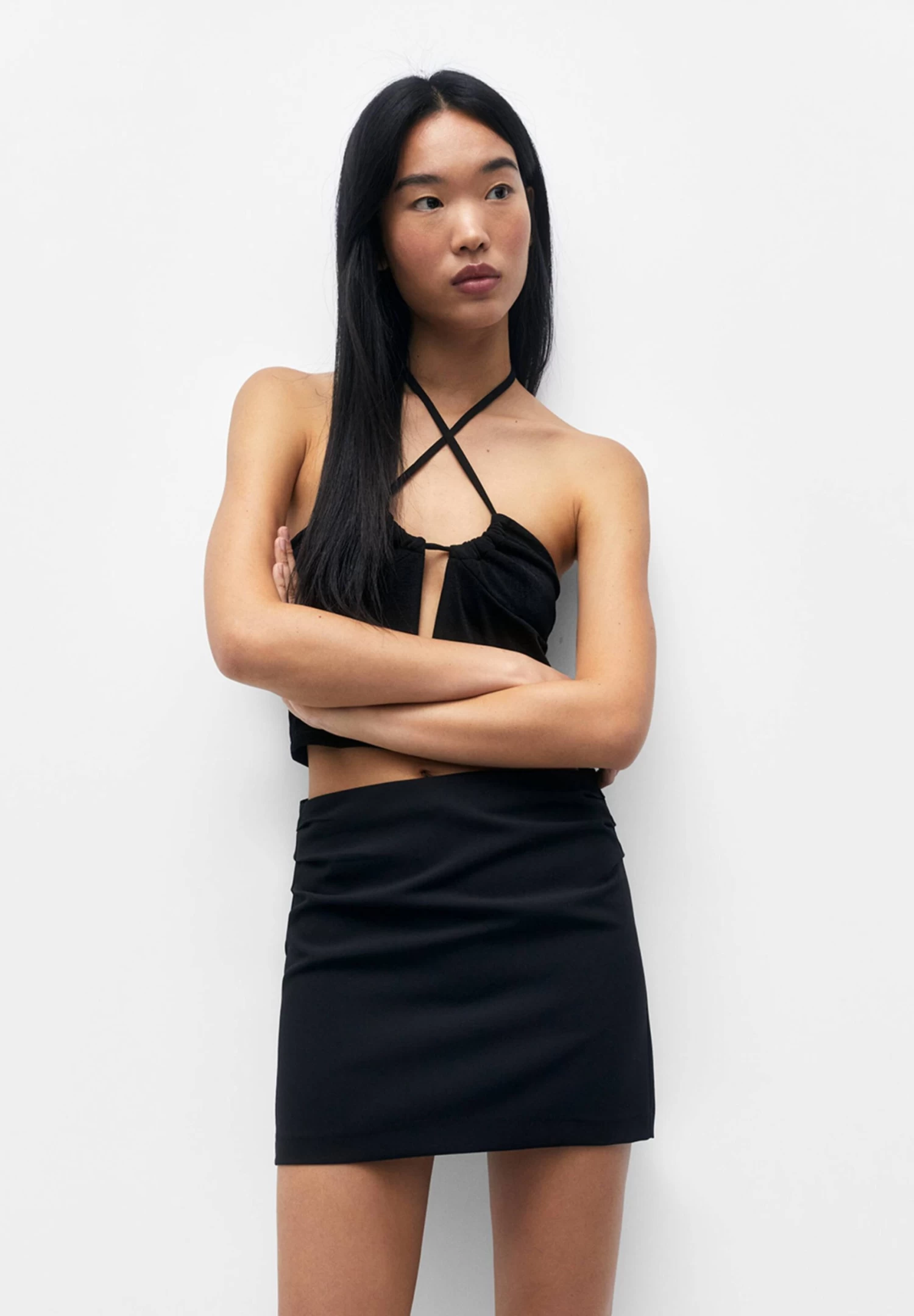 PULL & BEAR Minirok - Black 1 PULL & BEAR Minirok - Black