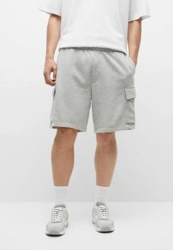 PULL & BEAR Bermuda Straight - Shorts - Grey