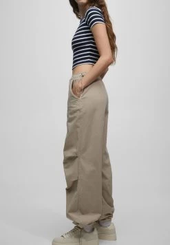 PULL & BEAR Parachute - Broek - Stone -PULL BEAR Winkel 36af6833dc75482cb0fc1ce61f40e34e