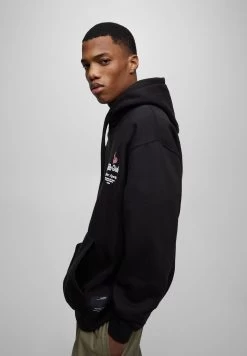 PULL & BEAR Diavolo Giallo- Hoodie - Mottled Black -PULL BEAR Winkel 36f6bee25c074ceebf5c0fb289b0c7b0