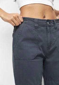 PULL & BEAR Adjustable Waist - Cargobroek - Dark Grey -PULL BEAR Winkel 3895c12082fc48e1b1330d7b7cea31da