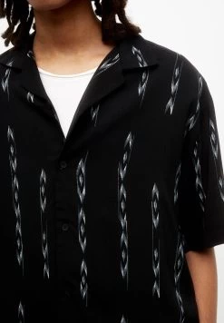 PULL & BEAR Short Sleeve- Overhemd - Black -PULL BEAR Winkel 38dd808214fa4498b6bc73e6b3cd79aa