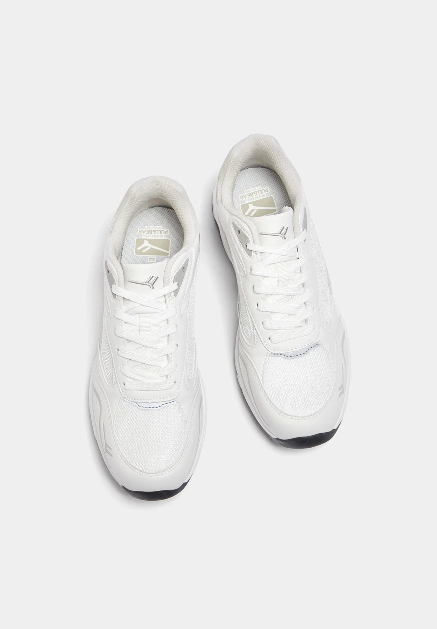 PULL & BEAR Retro- Sneakers Laag - White 3 PULL & BEAR Retro- Sneakers Laag - White - Afbeelding 3