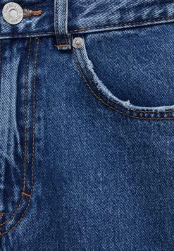 PULL & BEAR Mom Fit - Jeans Tapered Fit - Dark-Blue Denim -PULL BEAR Winkel 39894e65f1674376aeb592df7b967a52