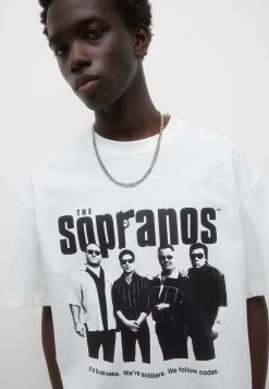 PULL & BEAR The Sopranos - T-Shirt Print - White -PULL BEAR Winkel 3b17f384d11a42dfaa0713171b3782ad