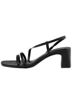 PULL & BEAR Absatz Mit Gekreuzten Riemen - Sandalen - Black