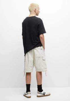 PULL & BEAR Parachute Bermuda With- Shorts - Beige -PULL BEAR Winkel 3bfe147cf0e04d12bdf57186412eaf25