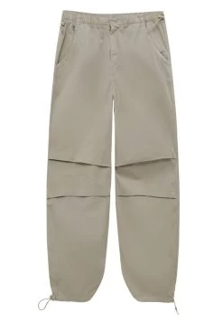 PULL & BEAR Parachute - Broek - Stone -PULL BEAR Winkel 3c13a4ad59044b258804a6eea5f78a2f