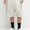 PULL & BEAR Parachute Bermuda With- Shorts - Beige