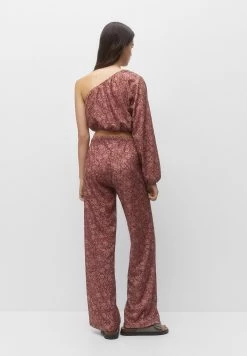 PULL & BEAR Loose-Fitting With Print - Broek - Red -PULL BEAR Winkel 3ddaa0a500684f21b28aeab67a2505fb
