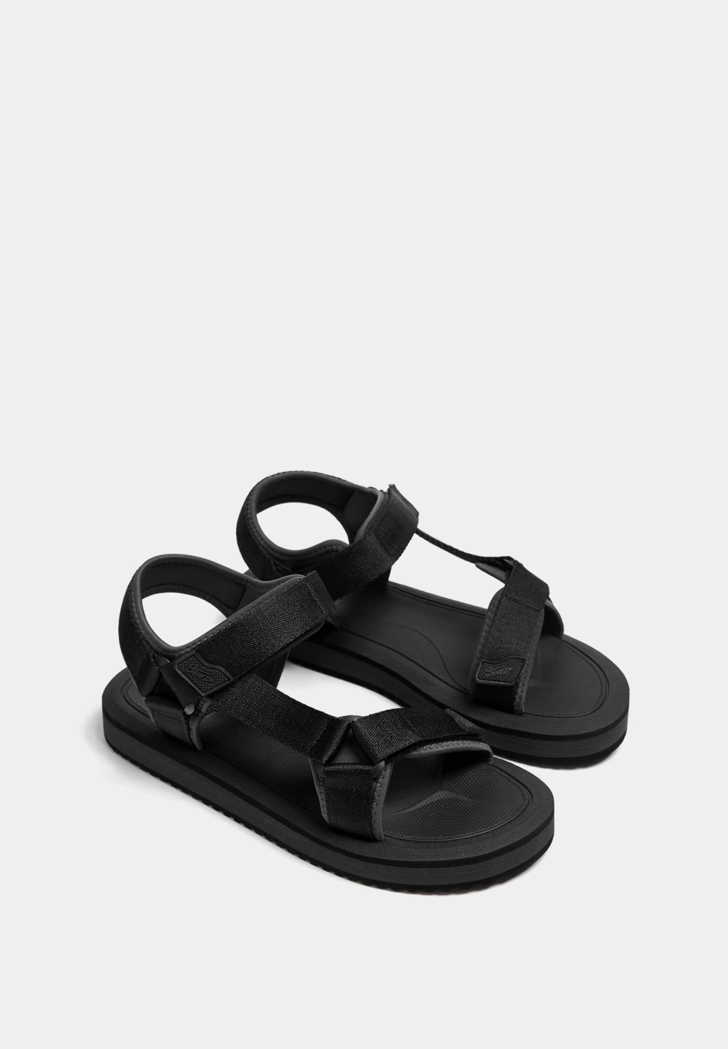 PULL & BEAR Contrast Technical - Sandalen - Black 3 PULL & BEAR Contrast Technical - Sandalen - Black - Afbeelding 3
