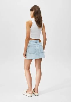 PULL & BEAR Jeansrok - Stone Blue Denim -PULL BEAR Winkel 3e180fd79e084bf6ba25237cd6b431a3