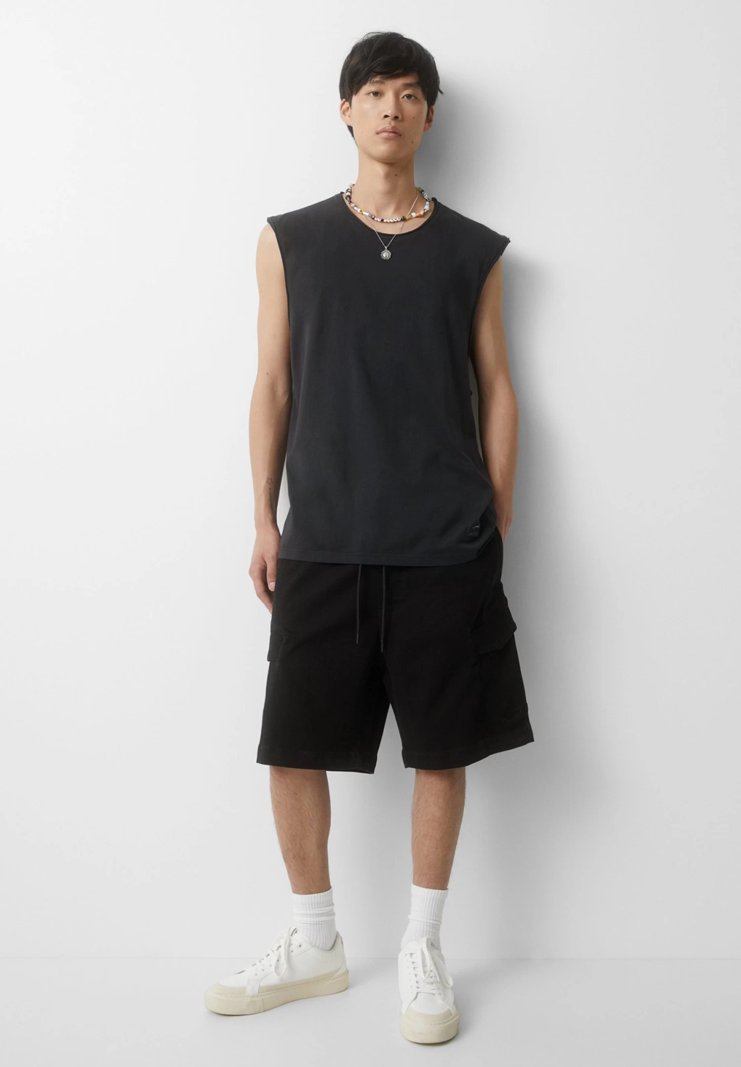 PULL & BEAR Soft-Bermuda - Jeansshort - Black 2 PULL & BEAR Soft-Bermuda - Jeansshort - Black - Afbeelding 2