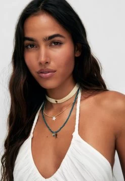 PULL & BEAR Pack Of 3 Bead And Star - Ketting - White