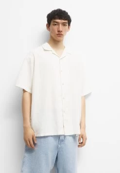 PULL & BEAR Basic Short Sleeve - Overhemd - White
