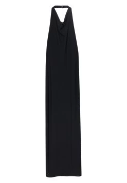 PULL & BEAR Long Halter Neck - Maxi-Jurk - Black -PULL BEAR Winkel 4030212cb1df4d2b9242e23b855f29a0