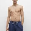 PULL & BEAR Basic With Elastic Waistband - Zwemshorts - Dark Blue