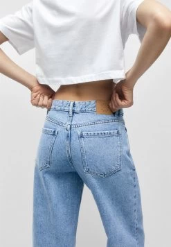 PULL & BEAR Straight Leg Jeans - Stone Blue Denim -PULL BEAR Winkel 41d2ee6bb8b34f35baba4d46a48ebe2b