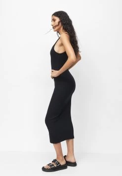 PULL & BEAR Basic Midi - Jerseyjurk - Black -PULL BEAR Winkel 42be9105d58941568dfcbab4c9c54c99