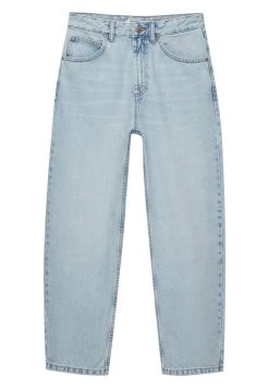 PULL & BEAR Mid-Waist Barrel- Straight Leg Jeans - Light Blue Denim 12 PULL & BEAR Mid-Waist Barrel- Straight Leg Jeans - Light Blue Denim -PULL BEAR Winkel 437e5a0a6a3c4a5bbe15b444a7a75107