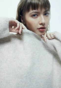 PULL & BEAR Trui - Mottled Beige -PULL BEAR Winkel 438d32ee12ab42f69825c5b7593b97c9