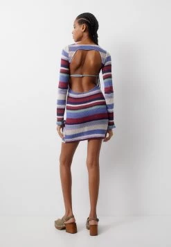 PULL & BEAR Short- Gebreide Jurk - Blue 8 PULL & BEAR Short- Gebreide Jurk - Blue -PULL BEAR Winkel 45196496711142eea2cc49456294474c
