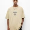 PULL & BEAR Ramones Gabba Hey - T-Shirt Print - Sand