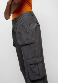 PULL & BEAR With Zips - Cargobroek - Dark Grey -PULL BEAR Winkel 4643ebb842064c259ab5f393cbe4f9d0