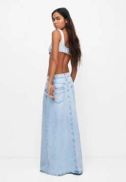 PULL & BEAR Long- A-Lijn Rok - Blue Denim 8 PULL & BEAR Long- A-Lijn Rok - Blue Denim -PULL BEAR Winkel 466a747183724d368cb97c78afb1bd9f