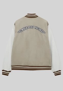 PULL & BEAR Imitatieleren Jas - Beige -PULL BEAR Winkel 474aa1d0c04b493fadc8a3162b827c24