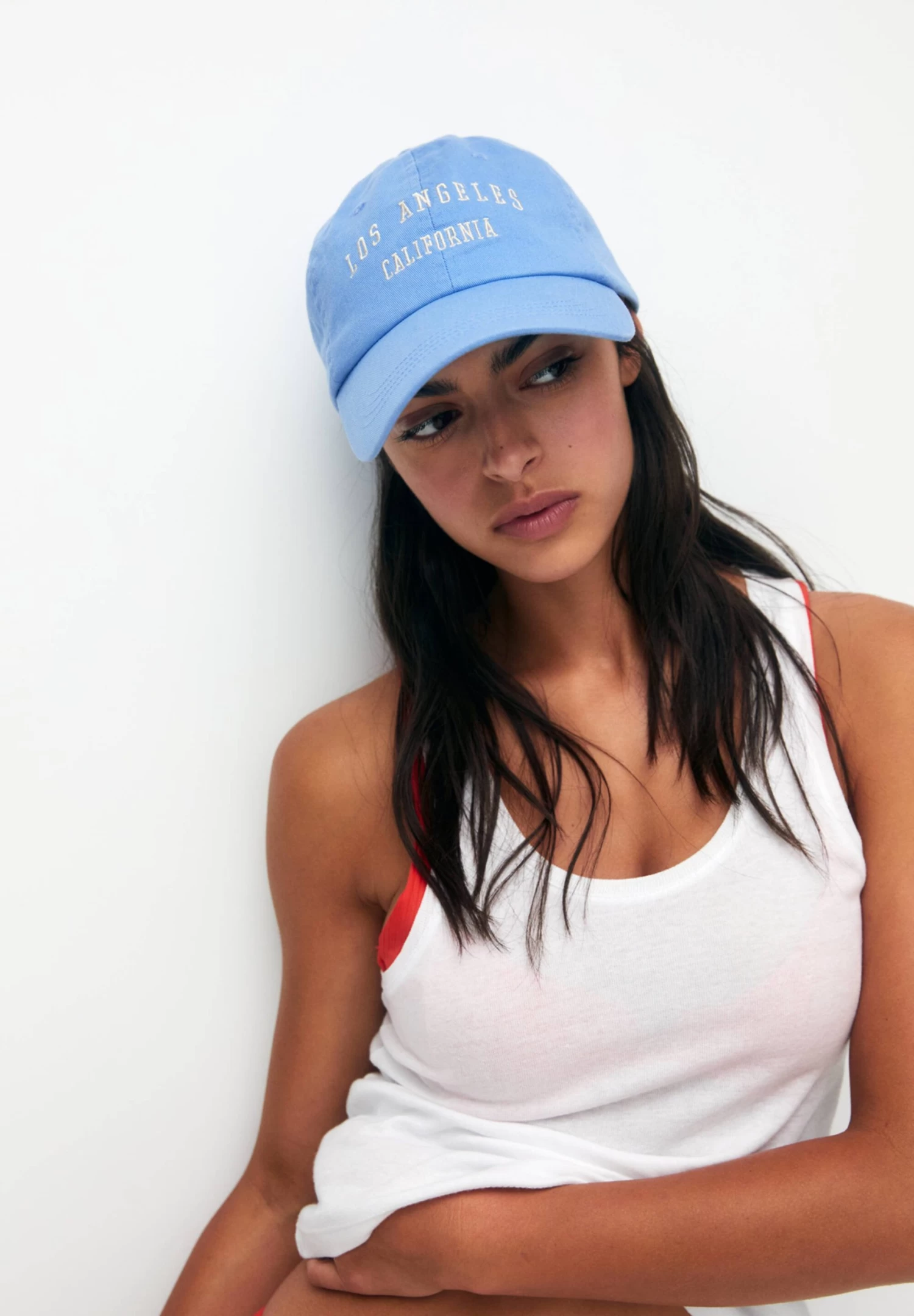 PULL & BEAR Embroidered Slogan - Pet - Blue 1 PULL & BEAR Embroidered Slogan - Pet - Blue