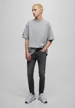 PULL & BEAR Jeans Skinny Fit - Mottled Anthracite -PULL BEAR Winkel 49cc54a618e5410f86ce32c37f9d2f9e
