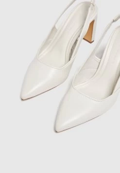 PULL & BEAR Heeled Slingback- Hoge Hakken - White -PULL BEAR Winkel 4ad0760674a840578818f8cff08db749