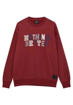 PULL & BEAR Varsity - Sweater - Dark Red -PULL BEAR Winkel 4b62d06d2ccb4a3b9a3251b7b9d85dde