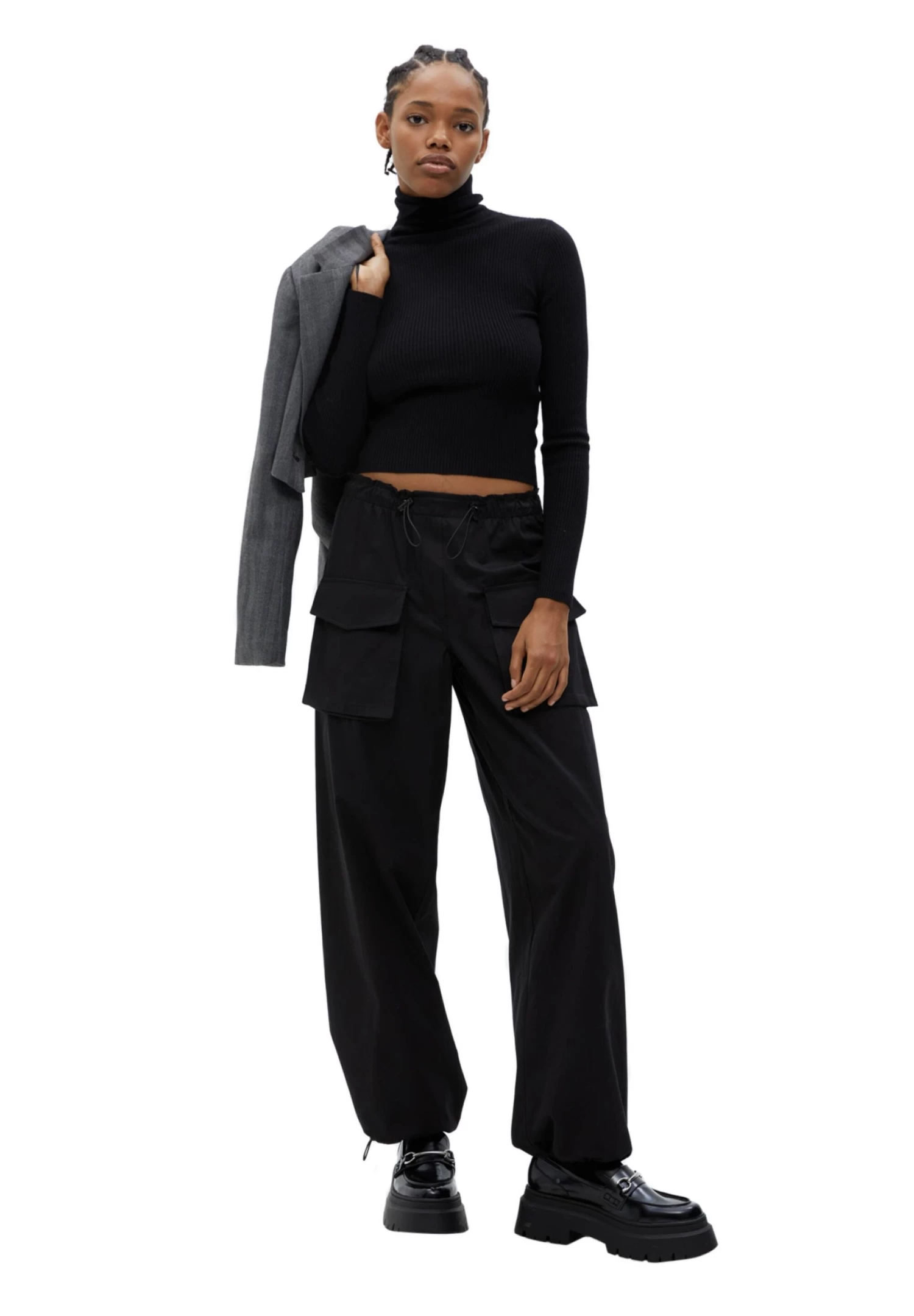 PULL & BEAR Turtleneck - Trui - Black 5 PULL & BEAR Turtleneck - Trui - Black - Afbeelding 5