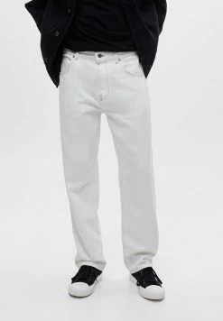 PULL & BEAR Wide - Relaxed Fit Jeans - White