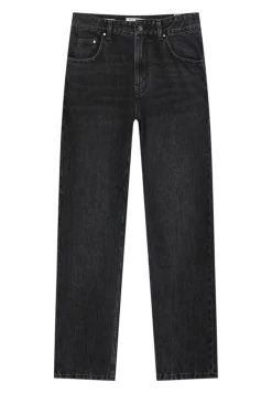 PULL & BEAR Straight Leg Jeans - Black -PULL BEAR Winkel 4c5430e7f4e242469c87cbaf79fb02e2
