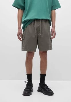 PULL & BEAR BermudaWith An Elastic Waistband - Shorts - Khaki