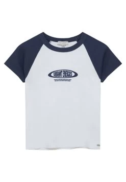 PULL & BEAR Cropped Raglan-Sleeve - T-Shirt Print - White -PULL BEAR Winkel 4d8e1de9d2fa4387a5ec383251ecdbc3