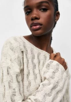 PULL & BEAR Cropped Open - Trui - Stone -PULL BEAR Winkel 4daa82f135bd4e138c3c77a40925c90e