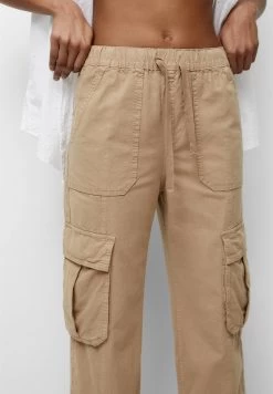 PULL & BEAR Rustic - Cargobroek - Camel -PULL BEAR Winkel 4e0001ce111a4f9ebcfdbb2b31f8a35f