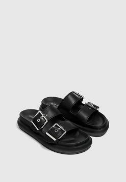 PULL & BEAR Muiltjes Met Hak - Black -PULL BEAR Winkel 4eb2c10eefeb430fa3d08b0e20d88be1