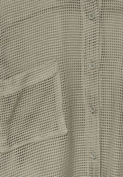 PULL & BEAR Short Sleeve - Overhemdblouse - Khaki -PULL BEAR Winkel 4f55ac0024a04f138f61582209d152c6