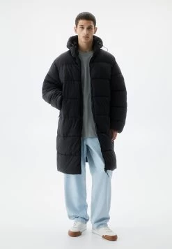 PULL & BEAR Basic- Winterjas - Mottled Black -PULL BEAR Winkel 4fd5dfd52ea34cf6bf5be85ecc796ecd