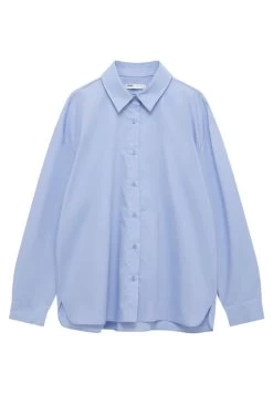 PULL & BEAR Basic-Popelin - Overhemdblouse - Stone Blue Denim -PULL BEAR Winkel 50998b949ac642c2839155177886bb01