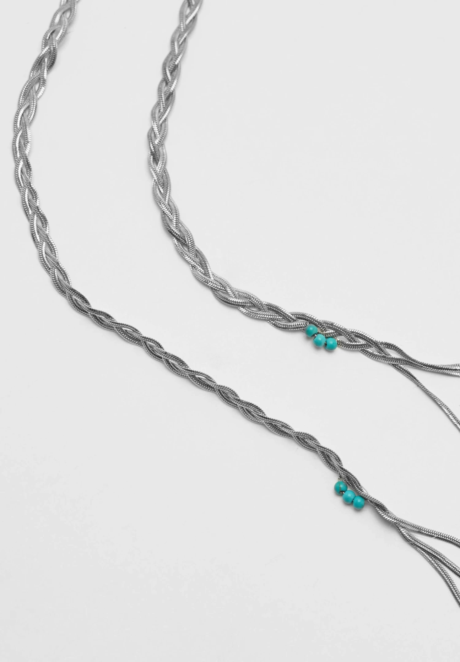 PULL & BEAR Tie- Ketting - Silver Coloured 3 PULL & BEAR Tie- Ketting - Silver Coloured - Afbeelding 3