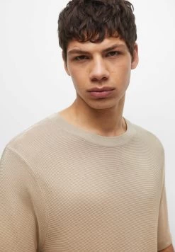 PULL & BEAR Short Sleeve- Trui - Ochre -PULL BEAR Winkel 52304dcdbc0842a9b94dfd2d0b3e08fa